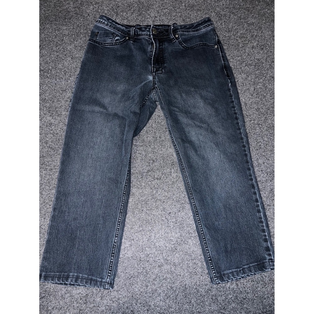 Buffalo David Bitton Jackson Slim Straight Jeans Dark Wash Blue 32x29 Mens